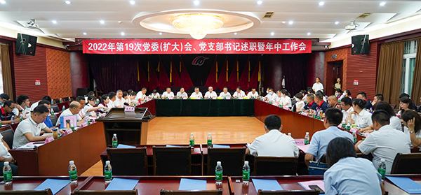 綿陽機(jī)場召開2022年第19次黨委（擴(kuò)大）會、黨支部書記述職暨年中工作會.jpg